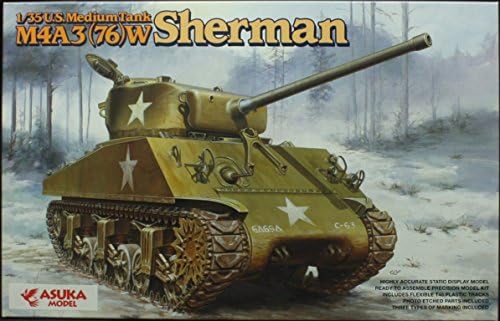 Asuka Model (Ex-Tasca) 1:35 U.S. Medium Tank M4A3(76)W Sherman #35019