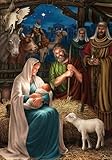 Nativity Scene - Standard Size 28 Inch X 40 Inch Decorative Flag