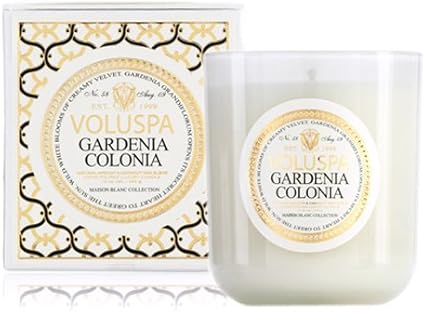 Voluspa Gardenia Colonia Classic Maison Candle, 100 hour 12 oz by Voluspa