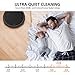 Robot Vacuum Cleaner, Mooka Auto Robotic Vacuum Cleaner with Powerful Suction, Self-Charging, Ultra Quiet, 2600mAH Battery for 2 hours, Suits Wooden/Tiled Floors & Light Carpets (Upgraded)