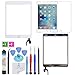 OmniRepairs For iPad Mini 3 (3rd Generation) Retina Display Touch Screen Digitizer Glass OEM Assembly with Home Button, IC Chip, Adhesive Tape, Screen Protector, and Premium Repair Toolkit (White)