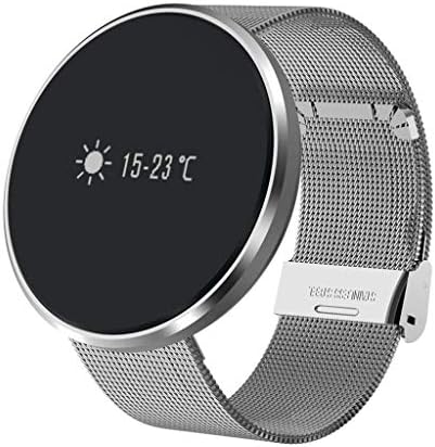 SSXZ smart watch Waterproof Smart Watch Bracelet Sport Wristband Fitness Tracker Heart Rate Blood Pressure Smartwatch Silver Steel