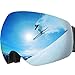 OMORC OTG Ski Goggles, Anti-Fog &100% UV400 Protection Snowboard Goggles for Man, Woman and Youth.