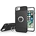 iPhone 7 Case,IWAVION Hybrid Dual Layer Soft TPU and Hard Armor Rugged Cover Heavy Duty Shockproof Anti-Scratch Case with 360 Degree Rotating Ring Grip Holder Kickstand for Apple iPhone 7 4.7