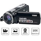 Camcorder Full HD Digital Camera Portable Mini Handheld Camcorder Digital Video Camera Camcorders With IR Night Vision 24.0 Mega pixels DV 3