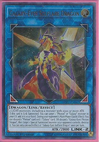 Yu-Gi-Oh! - Galaxy-Eyes Solflare Dragon - SOFU-EN042 - Soul Fusion - 1st Edition - Ultra Rare
