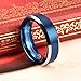 THREE KEYS JEWELRY 6mm 8mm Tungsten Wedding Ring with Real Koa Wood Inlay Rose Gold Black Engagement Band Ring/Customized Ring