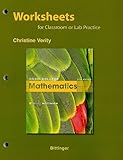 Worksheets for Classroom or Lab Practice for Basic College Mathematics