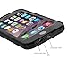 iPhone 6S Waterproof Case, Pandawell Slim Thin Light Dirt/Dust Proof Snowproof Shockproof Case Full Body Underwater Protective Cover for Apple iPhone 6 / iPhone 6S 4.7 inch - Black