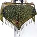 ZLTdream Women's Belly Dance Trangular Hip Scarf Grade Velvet Green