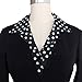 LunaJany Women's Polka Dot Long or Short Sleeve Wear to Work Office Pencil Dress
