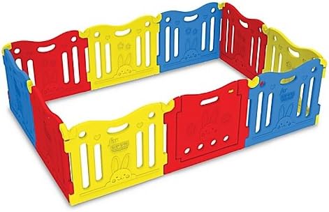 Babycare Funzone Playgate in Red/Yellow/Blue