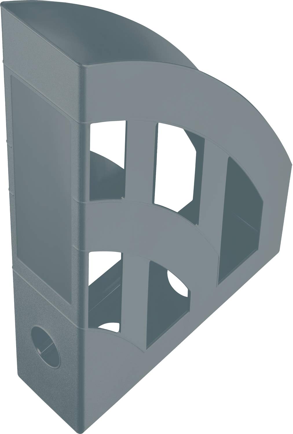 Helit "The Green Bridge" Magazine File DIN A4-C4 Recycled Plastic Blue Angel Certified 1 Item Light Grey