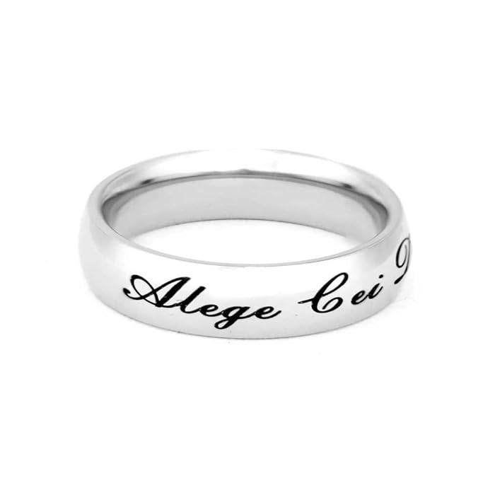 Buy Lds Ctr Ring Romanian Choose The Right Ring Narrow Band Online At Desertcart Bermuda