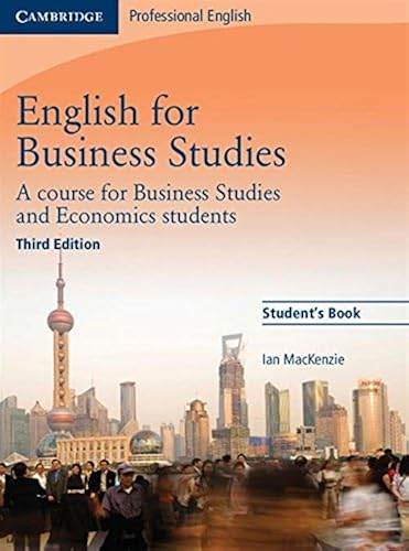 Download English for Business Studies Student's Book: A Course for Business Studies and Economics Students PDF