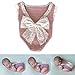 Zeroest Newborn Photography Props Girl Photoshoot Outfits Baby Crochet Romper Costume Infant Knitted Clothes (Pink)