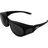 Global Vision Escort Safety Glasses Fit Over Most Eyewear Smoke Lenses
