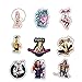 Anime JoJo's Bizarre Adventure Waterproof Laptop Stickers Waterproof Skateboard Snowboard Car Bicycle Luggage Decal 50pcs Pack (JoJo's Bizarre Adventure)