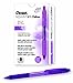 Pentel RSVP RT Colors Retractable Ballpoint Pen, (1.0mm) Medium Line, Barrel, Violet Ink, Box of 12 (BK93CRV-V)