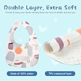Vicloon Baby Bandana Dribble Bibs 8 Pack Teething Bibs with Snaps Unisex 0-36 view 3