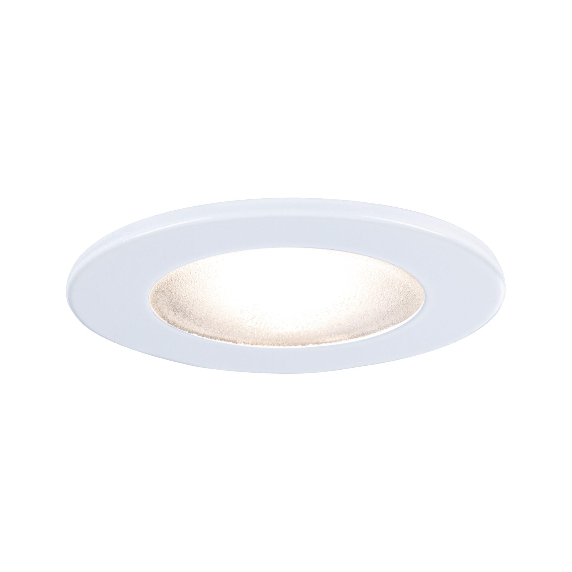Paulmann 98432 Furniture Recessed Light max 20W 12V G4 66mm White Sheet Steel/Glass