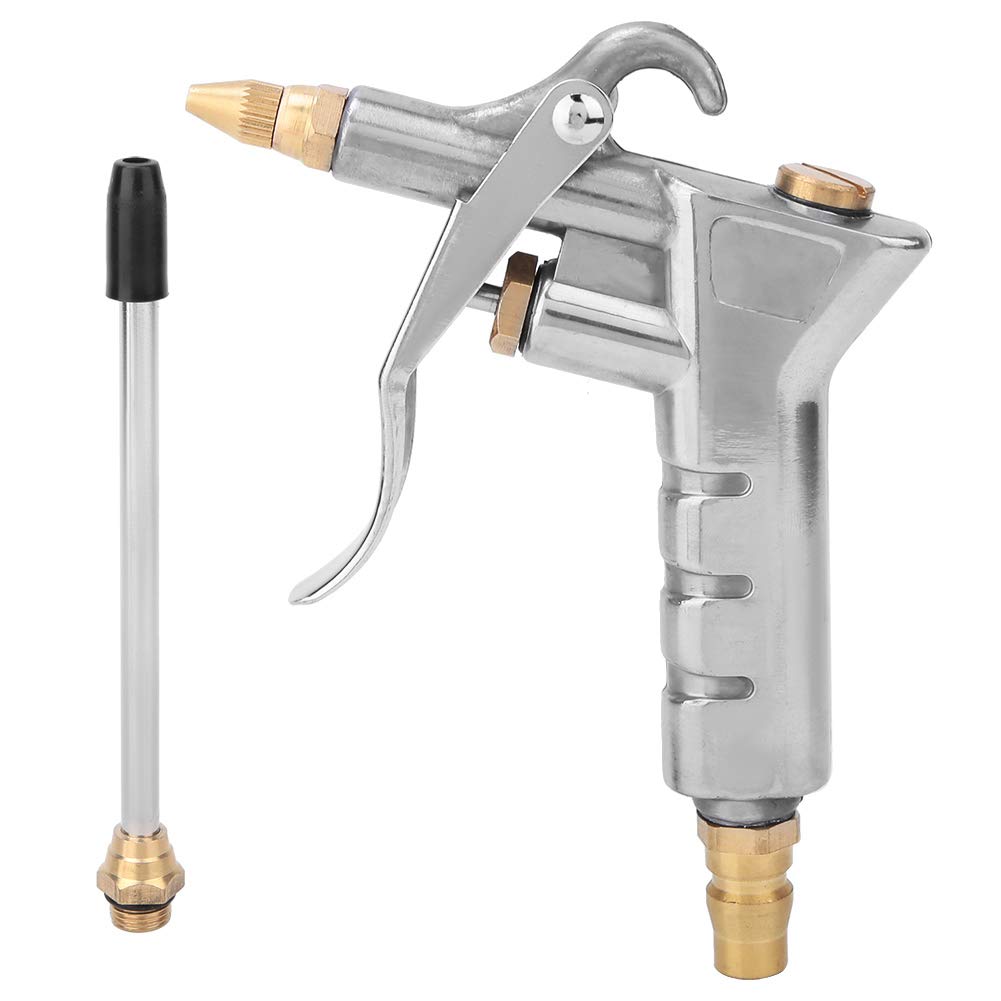 Air Blow Gun，8mm Air Blow Gun Long Nozzle Dust Blower Computer Case Engine Cleaner Dust Blowing Tool for Engine Cleaning, in-car dust Removal, Computer case dust Blowing, etc.