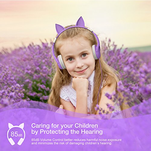 1 iClever+Kids+Headphones+Cat+Inspired+Ear