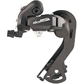 microSHIFT | M21 Rear Derailleur | 6 and 7 Speed | Long Cage | Black | Leg