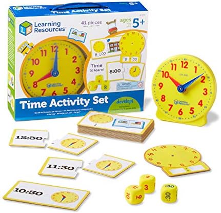 Time Activity Set,Pack of 1,Multi-color 