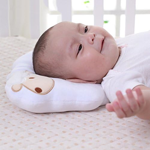 Mouton Blanc Bebe Tete Oreiller Prevenir Et Eviter Le Syndrome A Tete Plate Inchant Bebe Mise En Forme Doreiller Ultra Doux Appui Tete Dormant En Coton Bio Cale Tetes Accessoires Auto Et Moto