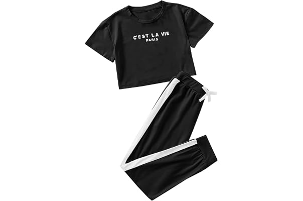 Amazon Los más vendidos: Mejor Conjuntos de Top y Pantalones para Niña