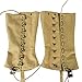 OLEADER Replica WW2 U.S. M1936 Dismounted Leggings, Boot Gaiters, Soldier Canvas Puttee Khaki