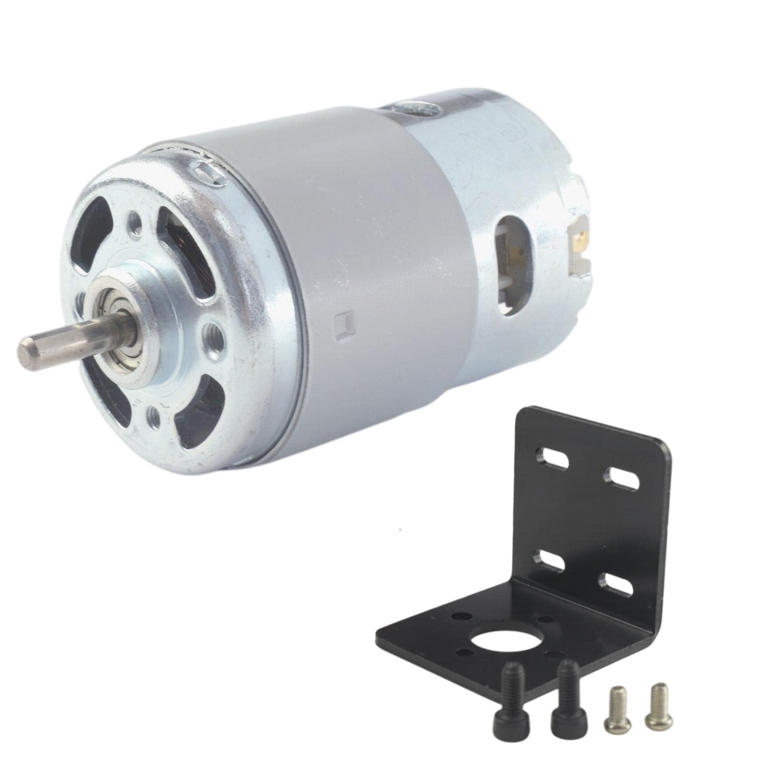 CONQUERALL 895 Large Torque Motor 12V/24V 6000RPM-12000RPM Dual bull Bearing High Speed DC Motor with Bracket