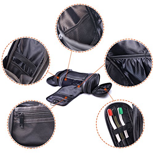 Extra Large Men's Leather Toiletry Bag
