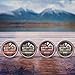 Beard Balm Variety Pack - 4 Natural Samples (1 oz each) with Argan Oil, Shea Butter, Coconut Oil & Jojoba Oil - Rich in Vitamins & Minerals
