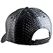 Samtree Baseball Cap for Men Women,Adjustable Classic Leather Sport Hat(02-Black(Leather))