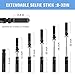 Selfie Stick, EEPIRR Selfie Stick Tripod with Built-in Bluetooth Remote for iPhone X/iPhone 8/8 Plus/iPhone 7/7 Plus/iPhone 6 Plus, Galaxy S9/S9 Plus/S8/S8 Plus/S7/Note 8, Huawei, More