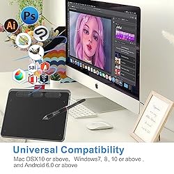 Digital Drawing Tablet - 6x4 Inch Graphics Drawing
