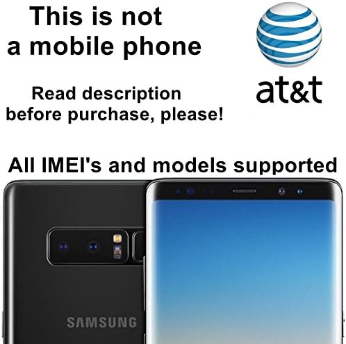 AT&amp;T USA Unlocking Service for Samsung Galaxy S8, S8+, S7, S7 Edge, Note 5, 7, 8 and Other Models - Make Your Device More Useful Than Before - No Re-lock Lifetime Guarantee