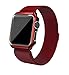 iTerk Compatible Apple Bands Frame,Milanese Mesh Loop Stainless Steel Metal Replacement Wristband Bracelet Strap Magnetic Buckle Protective Case Bumper Compatible iWatch Apple Watch Series 1/2/3