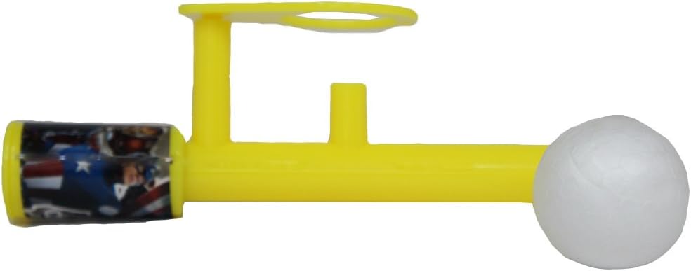 Muren Classic Games Floating Ball Blow Pipe & Balls Blowing Toys (Yellow)