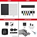 Magnetic Squares Flexible Craft Magnets - Magnet Sheet of 70 Strong Magnetic Tape Stickers - Double Sided Sticky Magnets for Crafts with 3M Adhesive Backing