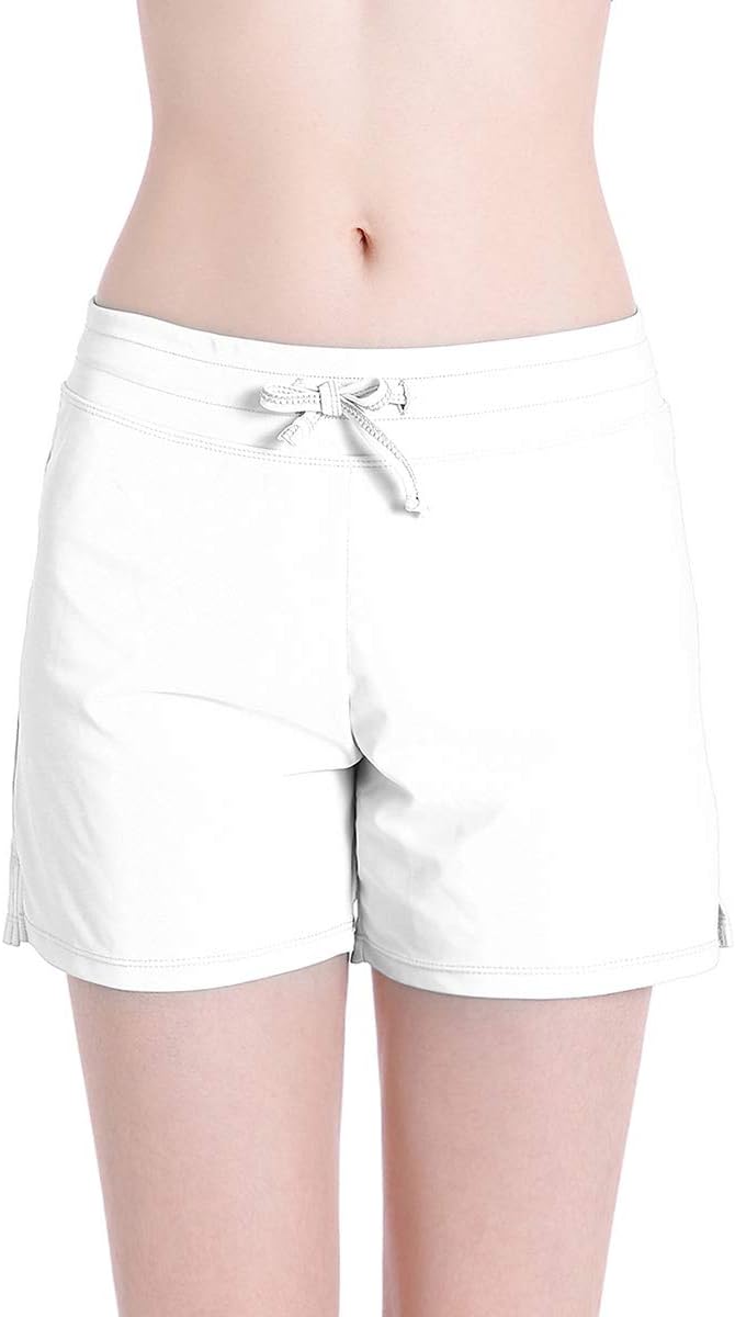 Women's Stretch Board Short | Briefs Inner Lining | Comfort Quick Dry