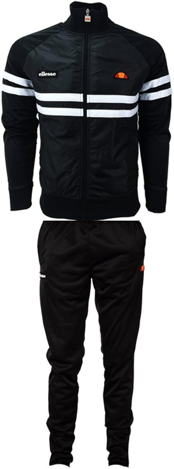 ellesse black tracksuit