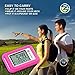 OZO Fitness SC 3D Pedometer for Walking. Step Tracker with Miles, Calories & Activity Time. Step Counter for Women, Men & Kids (Clip on + Lanyard Included) - Pink