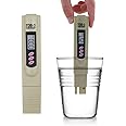 iPstyle Digital TDS Meter Water Tester, PPM Water Quality Tester Measuring Range 0-9999ppm, Ideal for Drinking Water, Swimming Pool, Aquariums, Hydroponics (Grey) (TDS)