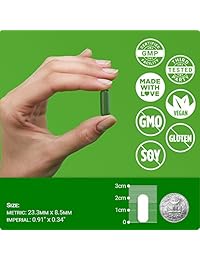 Super Algae 500 mg, 120 cápsulas veganas de Spirulina 50/50 + Chlorella Superfood Powder de...