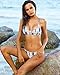 RUUHEE Women Lovely Pattern Polka Dot Halter Bikinis Set Beach Wear Bathing Suit (M(US Size 4-6), B642)