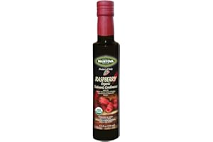 Mantova Organic Raspberry Balsamic Vinegar of Modena - Premium, Sweet, and Tangy Flavor for Elevating Salad Dressings, Pasta Salads, Desserts Like Ice Cream, and Craft Cocktails - Authentic Italian Quality, 8.5 oz (Pack of 1)