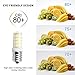 Aooshine Ceramic E17 LED Microwave Bulb 5 Watt Daylight White 6000K Intermediate Base 45W Equivalent, Non-dimmable, 2-Pack